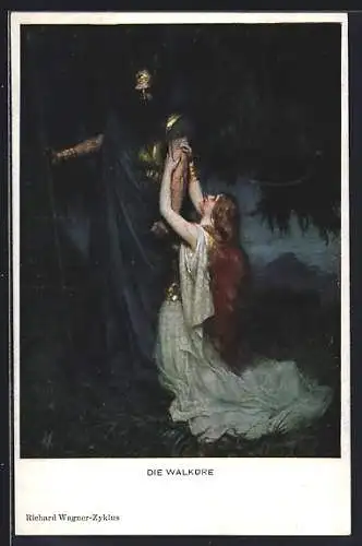 AK Musiker Richard Wagner, Die Walküre
