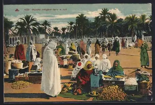 AK Marché indigène dans le sud