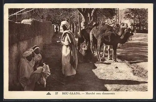 AK Bou-Saada, Marché aux chameaux