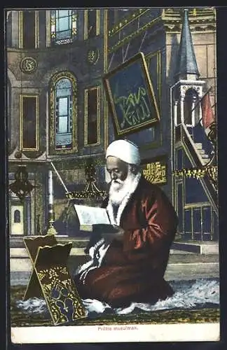 AK Türkischer Imam beim Gebet