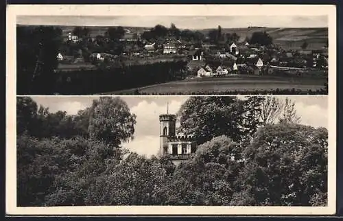 AK Meyernberg / Bayreuth, Landschaftsansicht und Turm
