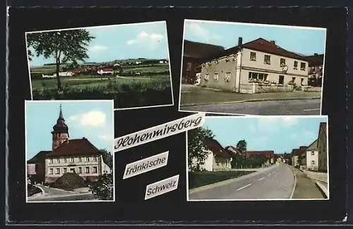 AK Hohenmirsberg / Fränkische Schweiz, Gasthaus zur Post, verschiedene Ortsansichten