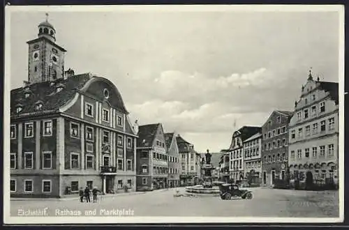 AK Eichstätt, Rathaus und Marktplatz