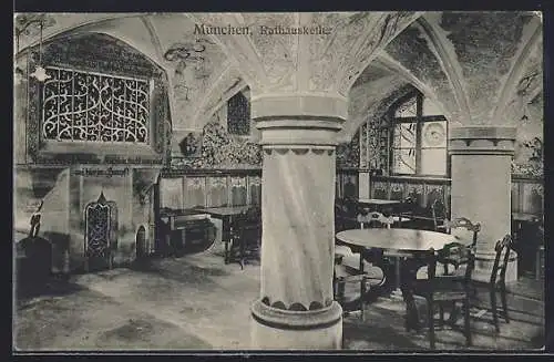 AK München, Gasthof Rathauskeller im Rathaus