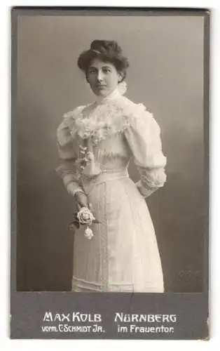 Fotografie Max Kolb, Nürnberg, Frauentor, Luise Sand im Jahr 1906