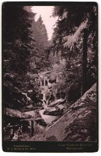 Fotografie Dr. E. Mertens & Cie., Berlin, Ansicht Wernigerode, die steinerne Renne