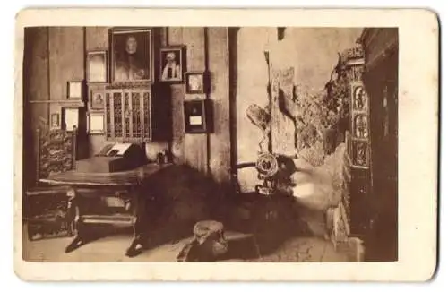 Fotografie unbekannter Fotograf, Ansicht Eisenach, die Lutherstube auf der Wartburg