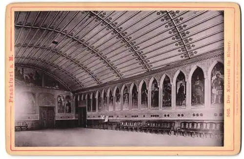 Fotografie Römmler & Jonas, Dresden, Ansicht Frankfurt / Main, der Kaisersaal im Römer