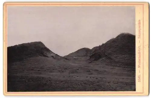 Fotografie unbekannter Fotograf, Ansicht Westerland, Dünenparthie auf Sylt