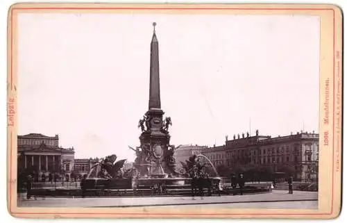 Fotografie Römmler & Jonas, Dresden, Ansicht Leipzig, Blick nach dem Mendebrunnen