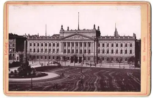 Fotografie Römmler & Jonas, Dresden, Ansicht Leipzig, die Universität