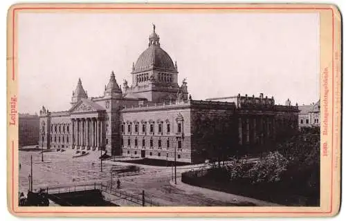 Fotografie Römmler & Jonas, Dresden, Ansicht Leipzig, Blick zum Reichsgerichtsgebäude