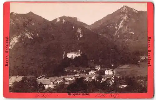 Fotografie Stephan Luger, München, Ansicht Marquartstein, Blick nach dem Ort im Bayerischen Hochland