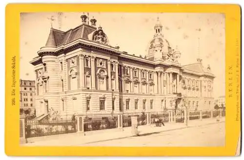 Fotografie J. F. Stiehm, Berlin, Ansicht Berlin, Partie mit der Ingenieur-Schule