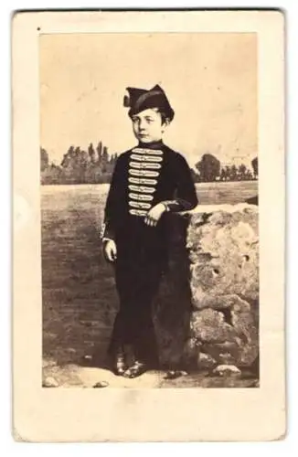 Fotografie Portrait Napoleon Eugene Louis Bonaparte in Uniform, Prinz von Frankreich, Sohn von Napoleon III.