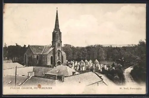AK Fettercairn, Parish Church and Cemetery
