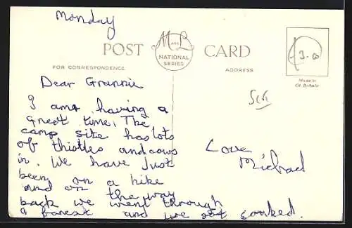 AK Palbeattie, High Street with Parked Cars and Bus, Galloway Arms Store