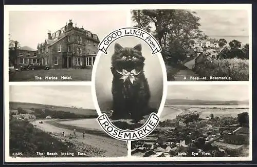 AK Rosemarkie, The Marine Hotel, the Beach, a Birds Eye and a Partial View of the Town