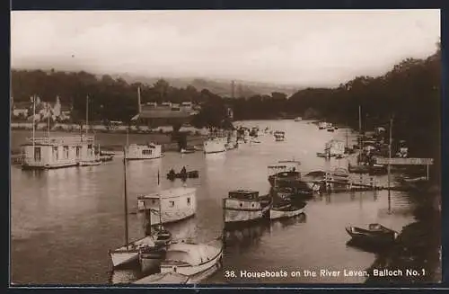 AK Leven /Balloch, Houseboats on the River
