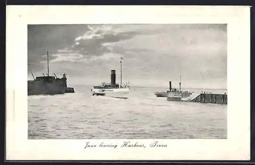 AK Troon, Juno leaving the Harbour