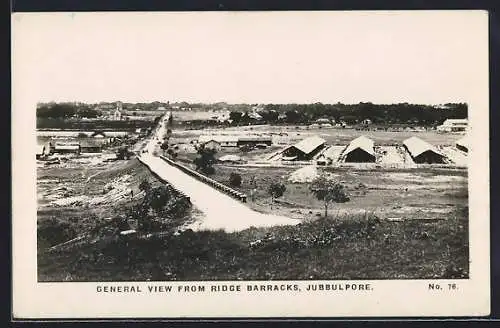 AK Jubbulpore, General view from Ridge Barracks