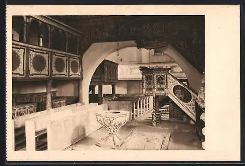 AK Ketzür /Westhavelland, Kirche, Innenansicht