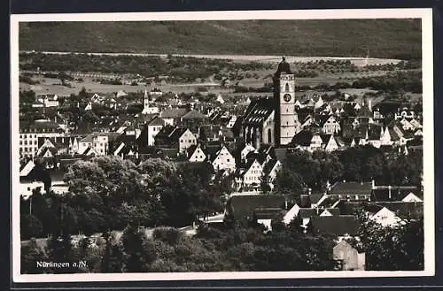 AK Nürtingen a. N., Blick über den Ort
