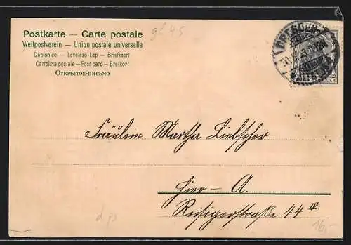 Künstler-AK Alfred Mailick: Fröhliche Pfingsten, Gehege mit blühenden Bäumen