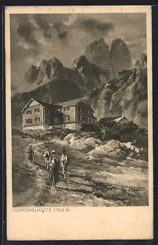 Künstler-AK Edward Theodore Compton: Hofpürgelhütte