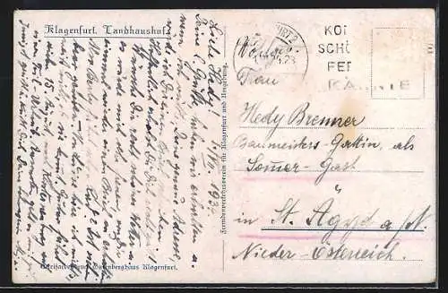 Künstler-AK Edward Theodore Compton: Kalgenfurt, Im Landhaushof