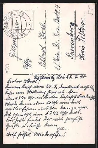 AK Kattowitz, Ansicht vom Hochhaus