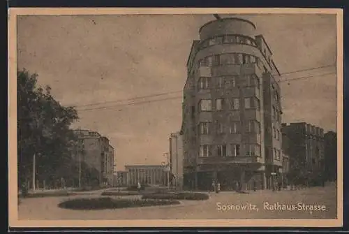 AK Sosnowitz, Partie in der Rauthaus-Strasse