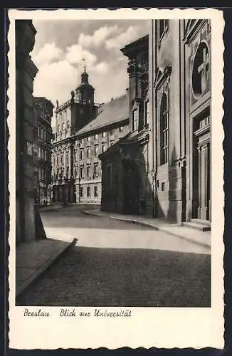 AK Breslau, Blick zur Universität