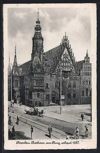 AK Breslau, Rathaus am Ring