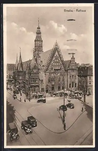AK Breslau, Bäckereifach-Ausstellung Breslau 1933, Rathaus
