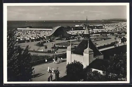 AK Swinemünde, Konzertplatz vor dem Kurhaus