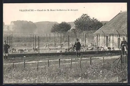 AK Villenauxe, Chenil de M. Henri Baillet, vu de devant