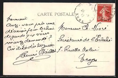 AK Villenauxe, Chenil de M. Henri Baillet, vu de devant