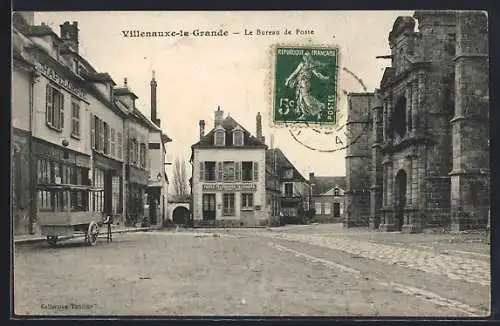 AK Villenauxe-la-Grande, Le Bureau de Poste