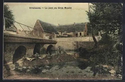 AK Villenauxe, Le pont du Gros Moulin