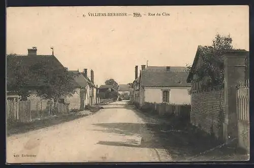 AK Villiers-Herbisse, Rue du Clos