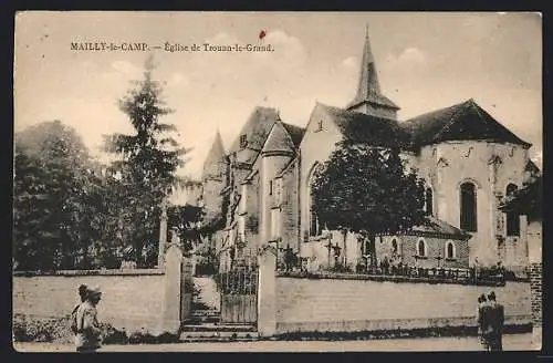 AK Mailly-le-Camp, Église de Trouan-le-Grand