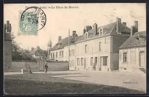 AK Troyes, La Place du Marché