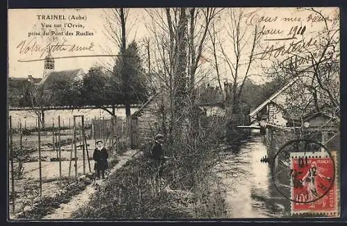 AK Trainel, Vue sur l`Orvin prise du Pont des Ruelles