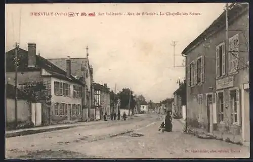 AK Dienville, Rue de Brienne, La Chapelle des Soeurs