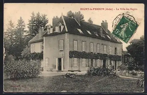 AK Rigny-le-Ferron, La Villa des Sapins
