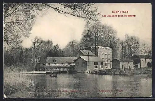 AK Dienville, Les Moulins, vue en amont