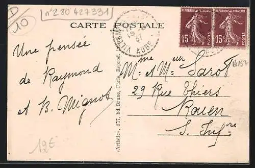 AK Vosnon, La Mairie et les Écoles