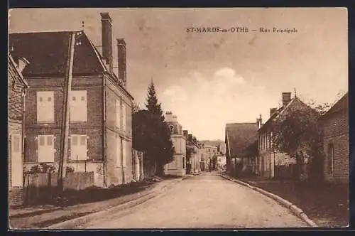 AK Saint-Mards-en-Othe, Rue Principale