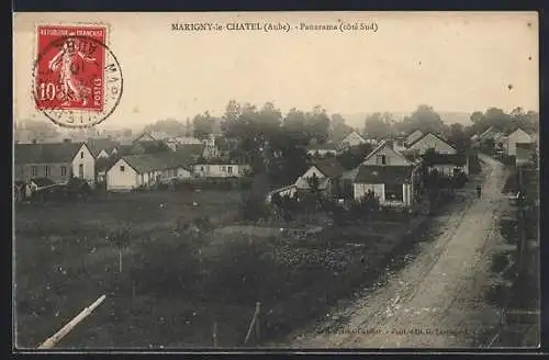AK Marigny-le-Châtel, Panorama, côté Sud